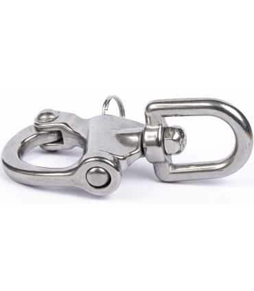 Mousqueton de drisse à émerillon A4 marine