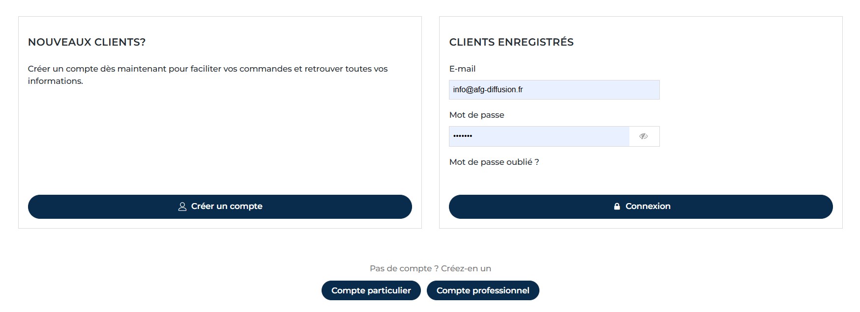 Compte professionnel inox FSA Inox